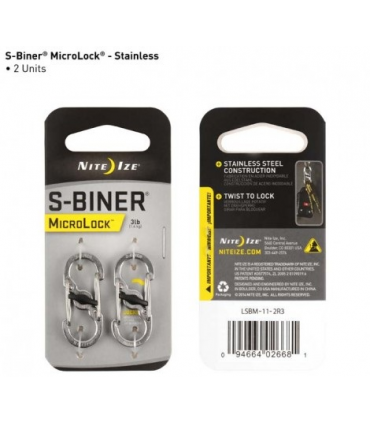 מחזיק מפתחות NITEIZE S-BINER MICROLOCKS