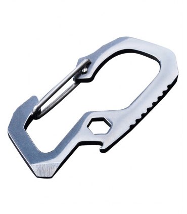 קרבינה מחזיק מפתחות ACE CAMP MULTI FUNCTION STAINLESS CARABINER