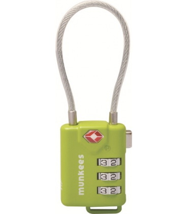 מנעול קומבינציה MUNKEES TSA CABLE COMBINATION LOCK