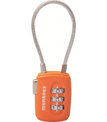 מנעול קומבינציה MUNKEES CABLE COMBINATION LOCK